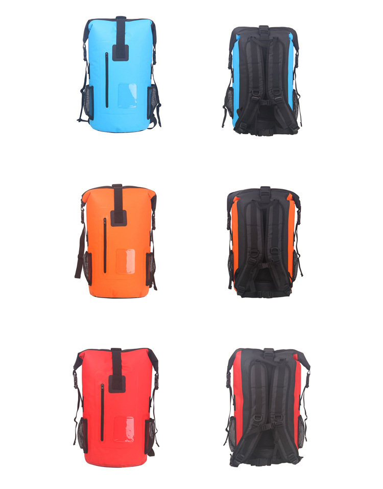 Manufacturer PVC Waterproof Bag Large Capacity Mountaineering Diving Swimming Bag Outdoor Backpack OEM Customization