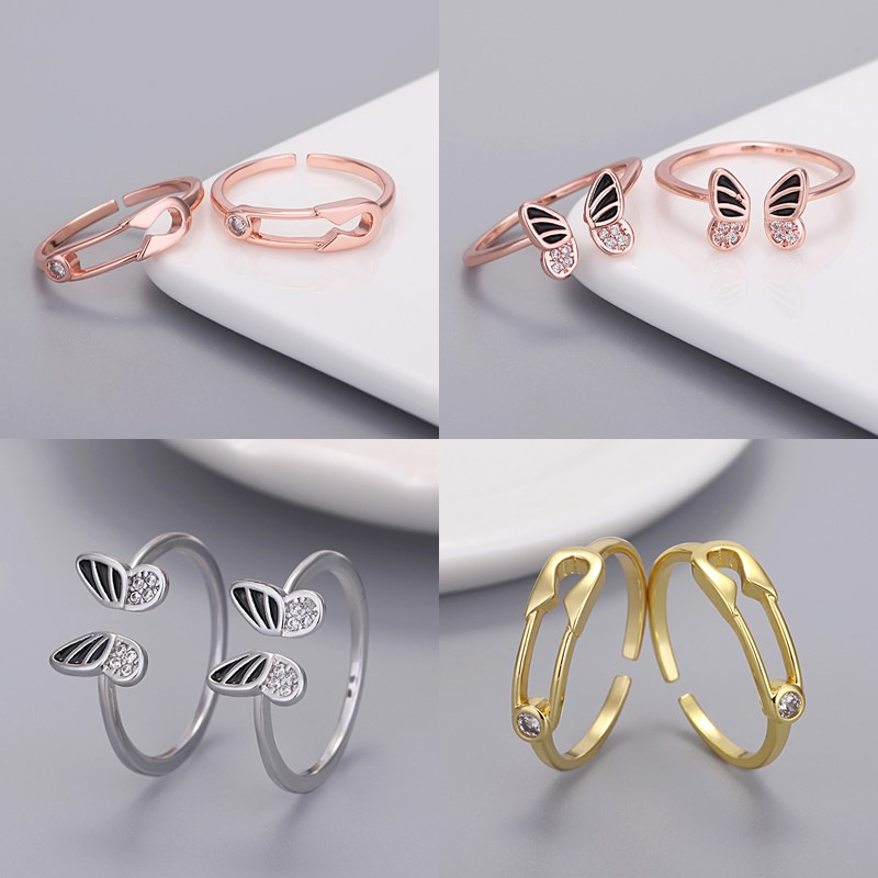 New European and American Collection Copper Ring Female Special-Interest Design Fashion Personalized Hip Hop Light Luxury Index Finger Ring Cuff Bracelet New European and American Collection Copper Ring Female Special-Interest Design Fashion Personalized Hip Hop Light Luxury Index Finger Ring Cuff Bracelet