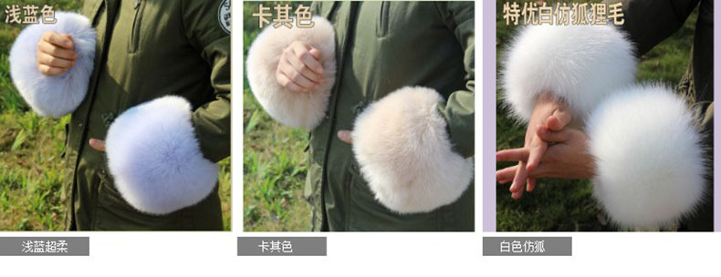 Raccoon Fur Fox Fur Imitation Fur Fur Hand Ring Fur Wristband Women's Oversleeve Imitation Rabbit Fur Bracelet Cuff Wristband Raccoon Fur Fox Fur Imitation Fur Fur Hand Ring Fur Wristband Women's Oversleeve Imitation Rabbit Fur Bracelet Cuff Wristband