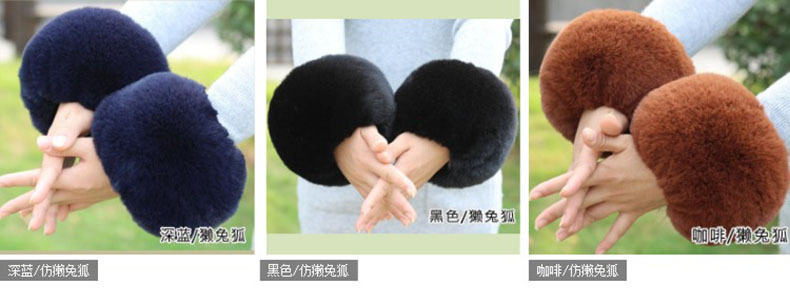 Raccoon Fur Fox Fur Imitation Fur Fur Hand Ring Fur Wristband Women's Oversleeve Imitation Rabbit Fur Bracelet Cuff Wristband Raccoon Fur Fox Fur Imitation Fur Fur Hand Ring Fur Wristband Women's Oversleeve Imitation Rabbit Fur Bracelet Cuff Wristband
