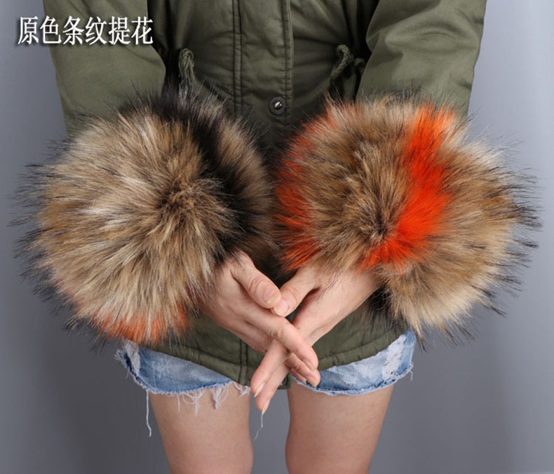 Raccoon Fur Fox Fur Imitation Fur Fur Hand Ring Fur Wristband Women's Oversleeve Imitation Rabbit Fur Bracelet Cuff Wristband Raccoon Fur Fox Fur Imitation Fur Fur Hand Ring Fur Wristband Women's Oversleeve Imitation Rabbit Fur Bracelet Cuff Wristband