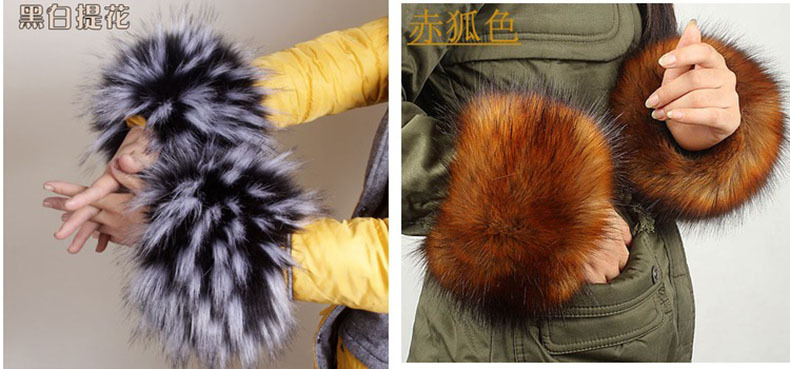 Raccoon Fur Fox Fur Imitation Fur Fur Hand Ring Fur Wristband Women's Oversleeve Imitation Rabbit Fur Bracelet Cuff Wristband Raccoon Fur Fox Fur Imitation Fur Fur Hand Ring Fur Wristband Women's Oversleeve Imitation Rabbit Fur Bracelet Cuff Wristband