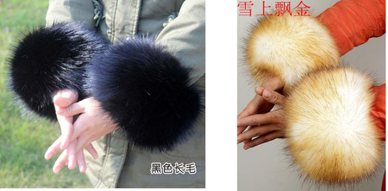 Raccoon Fur Fox Fur Imitation Fur Fur Hand Ring Fur Wristband Women's Oversleeve Imitation Rabbit Fur Bracelet Cuff Wristband Raccoon Fur Fox Fur Imitation Fur Fur Hand Ring Fur Wristband Women's Oversleeve Imitation Rabbit Fur Bracelet Cuff Wristband