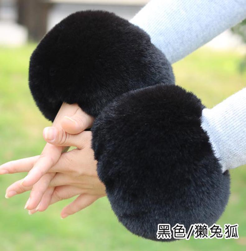 Raccoon Fur Fox Fur Imitation Fur Fur Hand Ring Fur Wristband Women's Oversleeve Imitation Rabbit Fur Bracelet Cuff Wristband Raccoon Fur Fox Fur Imitation Fur Fur Hand Ring Fur Wristband Women's Oversleeve Imitation Rabbit Fur Bracelet Cuff Wristband