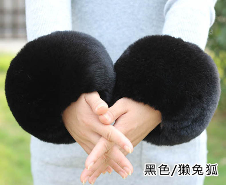 Raccoon Fur Fox Fur Imitation Fur Fur Hand Ring Fur Wristband Women's Oversleeve Imitation Rabbit Fur Bracelet Cuff Wristband Raccoon Fur Fox Fur Imitation Fur Fur Hand Ring Fur Wristband Women's Oversleeve Imitation Rabbit Fur Bracelet Cuff Wristband