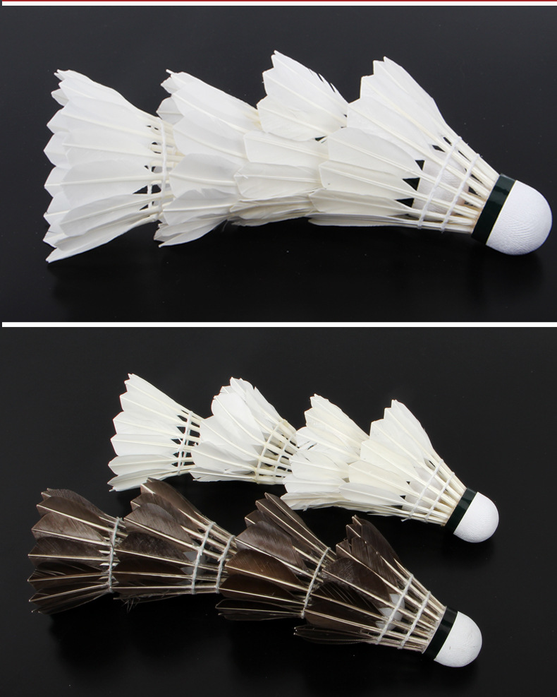 Factory Supply Competition Training High Quality Badminton Adult Durable 12 PCs Badminton Drake Feather Shuttlecock Wholesale Factory Supply Competition Training High Quality Badminton Adult Durable 12 PCs Badminton Drake Feather Shuttlecock Wholesale