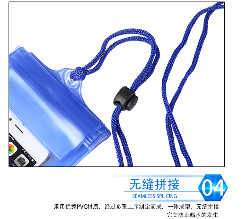 Popular new iphone xiaomi phone waterproof bag outdoor snorkeling swim special waterproof bag universal