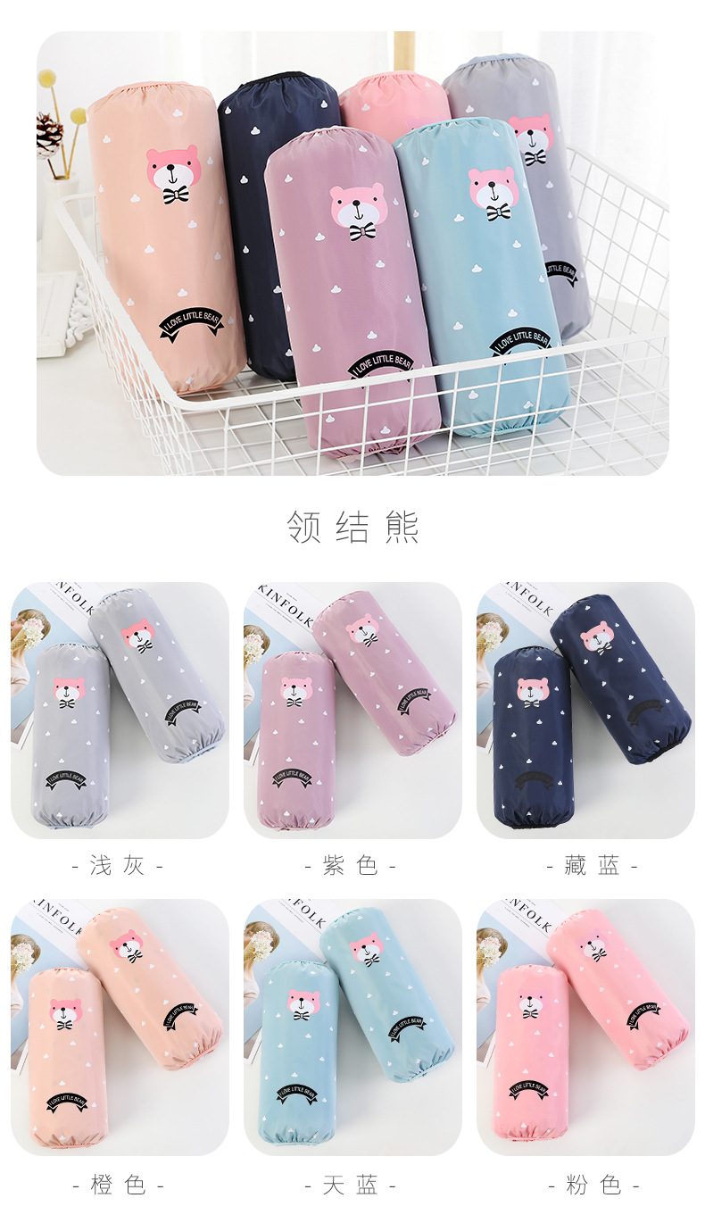 Autumn and Winter Men's and Women's Long Cuff Waterproof Work Oversleeve Korean Cute Adult Oversleeves Office Sleeve Cap Waterproof and Oil-Proof