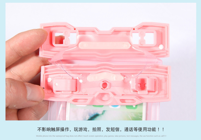Travel Standby 21H Professional Underwater Diving Cover Touch Screen Photograph Mobile Phone Waterproof Bag Hot Spring Swimming General-Purpose 67Plus