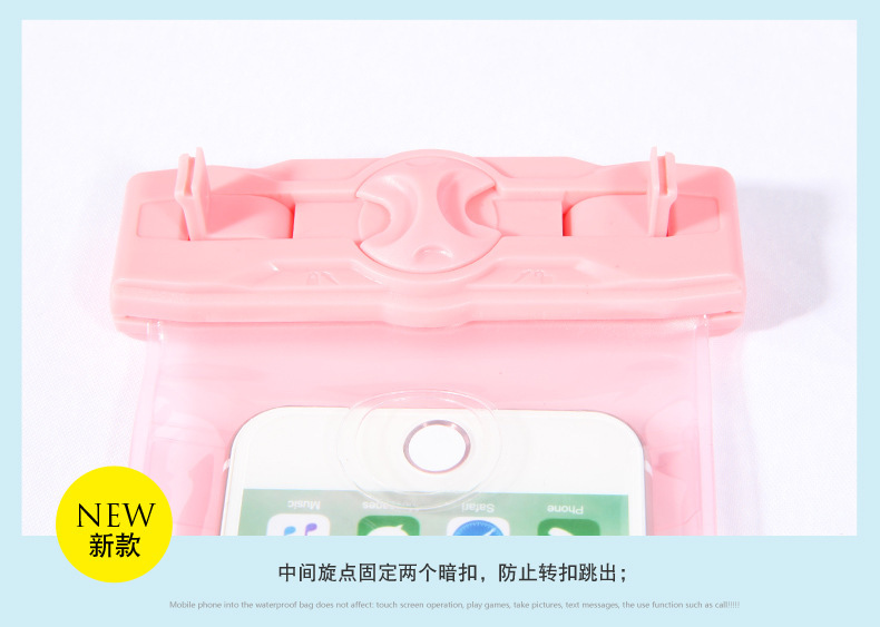 Travel Standby 21H Professional Underwater Diving Cover Touch Screen Photograph Mobile Phone Waterproof Bag Hot Spring Swimming General-Purpose 67Plus