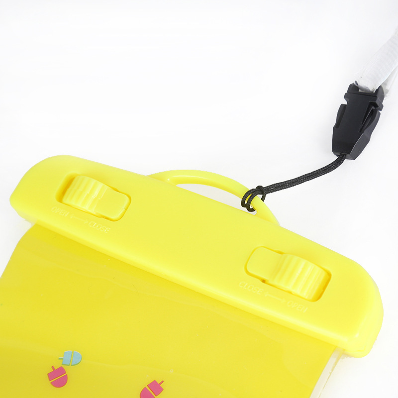 Korean PVC Cartoon Waterproof Bag Outdoor Swimming Cellphone Protective Case Diving Bag Factory Wholesale