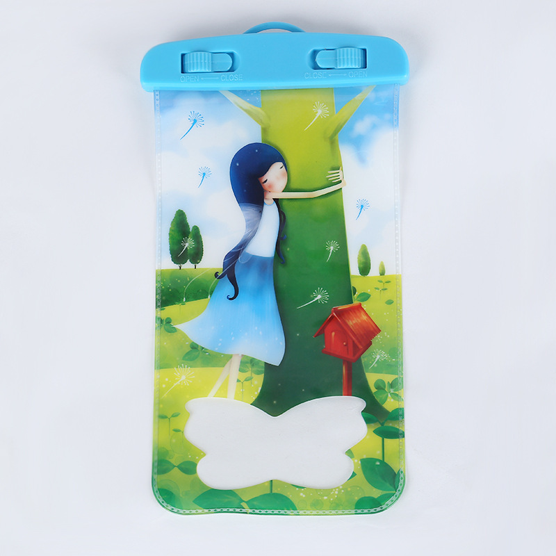 Korean PVC Cartoon Waterproof Bag Outdoor Swimming Cellphone Protective Case Diving Bag Factory Wholesale Korean PVC Cartoon Waterproof Bag Outdoor Swimming Cellphone Protective Case Diving Bag Factory Wholesale