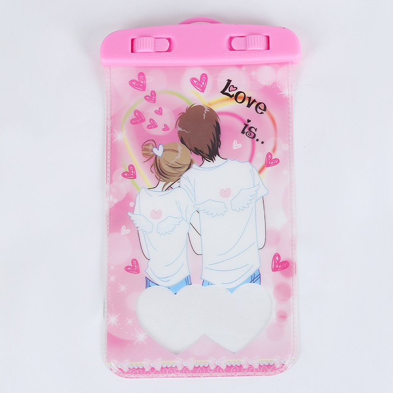 Korean PVC Cartoon Waterproof Bag Outdoor Swimming Cellphone Protective Case Diving Bag Factory Wholesale Korean PVC Cartoon Waterproof Bag Outdoor Swimming Cellphone Protective Case Diving Bag Factory Wholesale