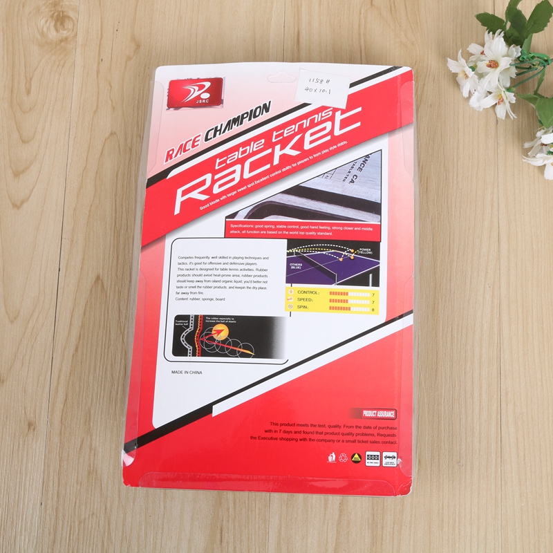 Factory Direct Sales Table Tennis Rackets Double Shot Card Table Tennis Rackets Double Package Children Training Table Tennis Rackets