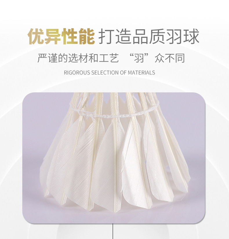 Factory Wholesale for Training Badminton Indoor Outdoor Shuttlecock Durable King Student 12 Pack Practicing Ball Factory Wholesale for Training Badminton Indoor Outdoor Shuttlecock Durable King Student 12 Pack Practicing Ball