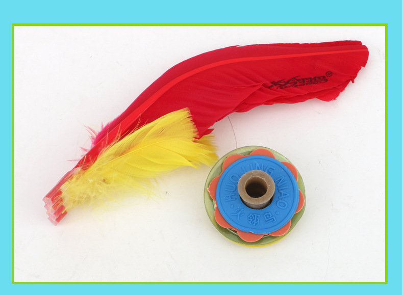Wholesale Firebird Thickened Beef Tendon Base Shuttlecock Student Competition Adult Fitness Sports Chicken Goose Feather Shuttlecock