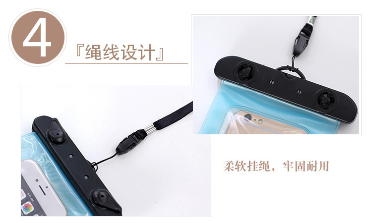 Smart Universal Phone Swimming Cellphone Waterproof Bag Swimming Waterproof Bag Swimming Bag Hanging Armband Dual-Use 64G