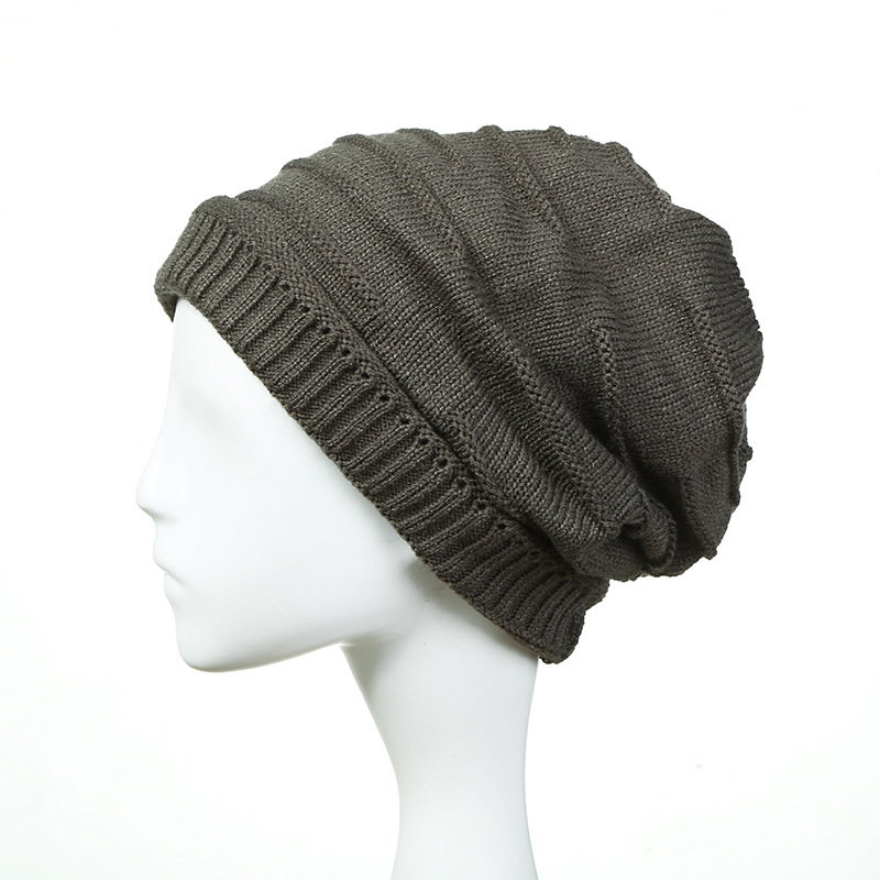 Slouchy Beanie Unisex Cuff Knit Hat Men Autumn Woolen Hat Sk Slouchy Beanie Unisex Cuff Knit Hat Men Autumn Woolen Hat Sk