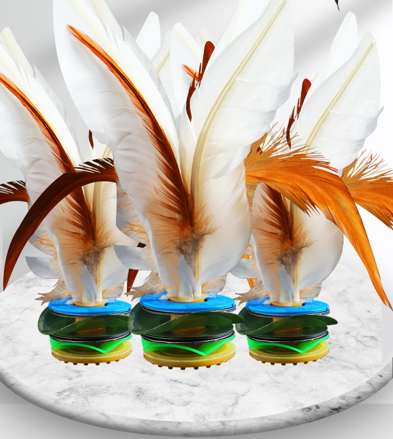 Kick Shuttlecock Game-Specific Fitness Shuttlecock Keys Kick-Resistant Mao Kindergarten Children Primary School Students Feather Pattern Shuttlecock Kick Shuttlecock Game-Specific Fitness Shuttlecock Keys Kick-Resistant Mao Kindergarten Children Primary School Students Feather Pattern Shuttlecock