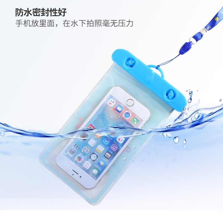 Cartoon hanging iphone waterproof bag touch screen phone waterproof bag swimming diving mobile phone waterproof bag Cartoon hanging iphone waterproof bag touch screen phone waterproof bag swimming diving mobile phone waterproof bag