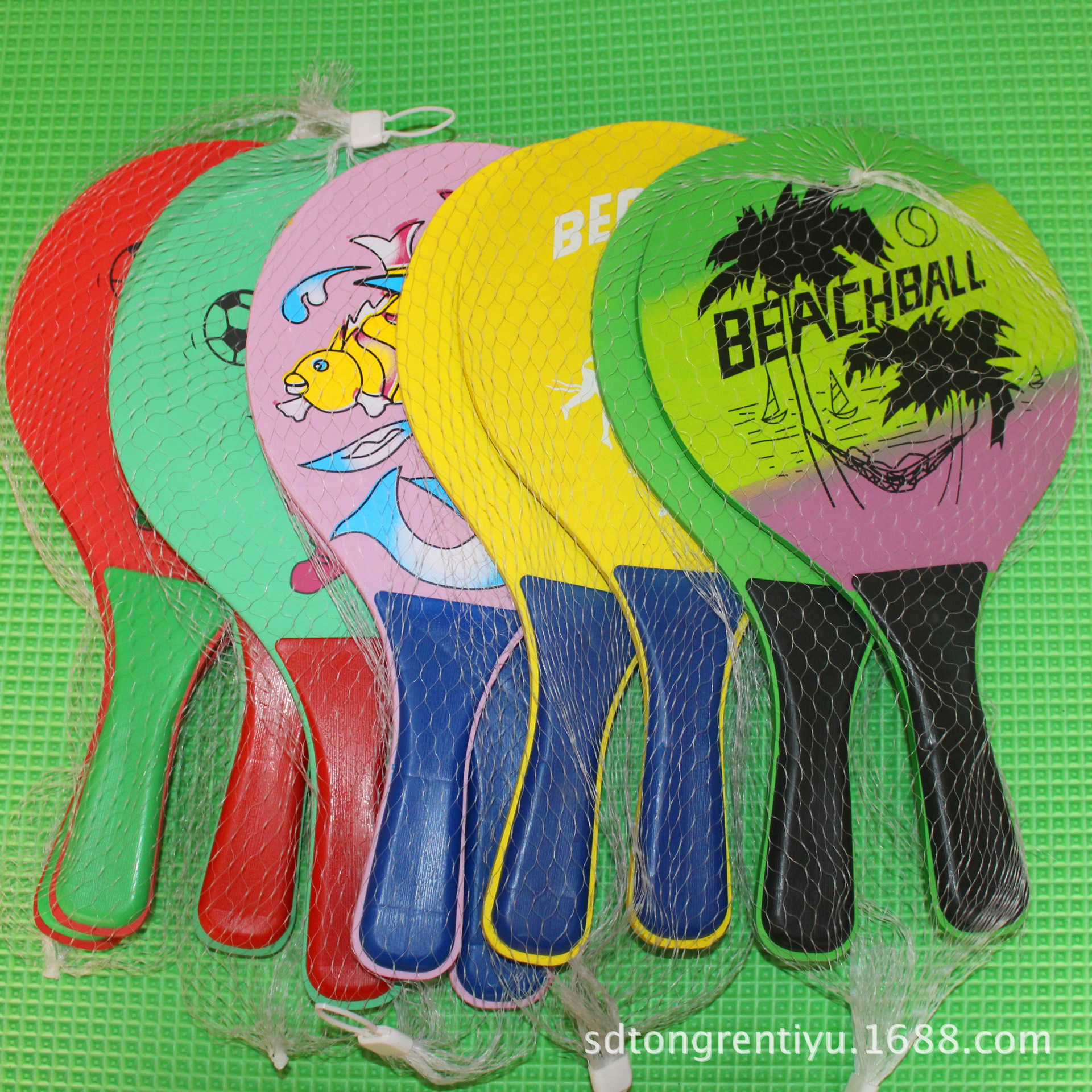 Authentic Battledore and Shuttlecock Cartoon Board Badminton Racket Battledore and Shuttlecock High-Elastic Racket without Ball Sporting Goods Wholesale