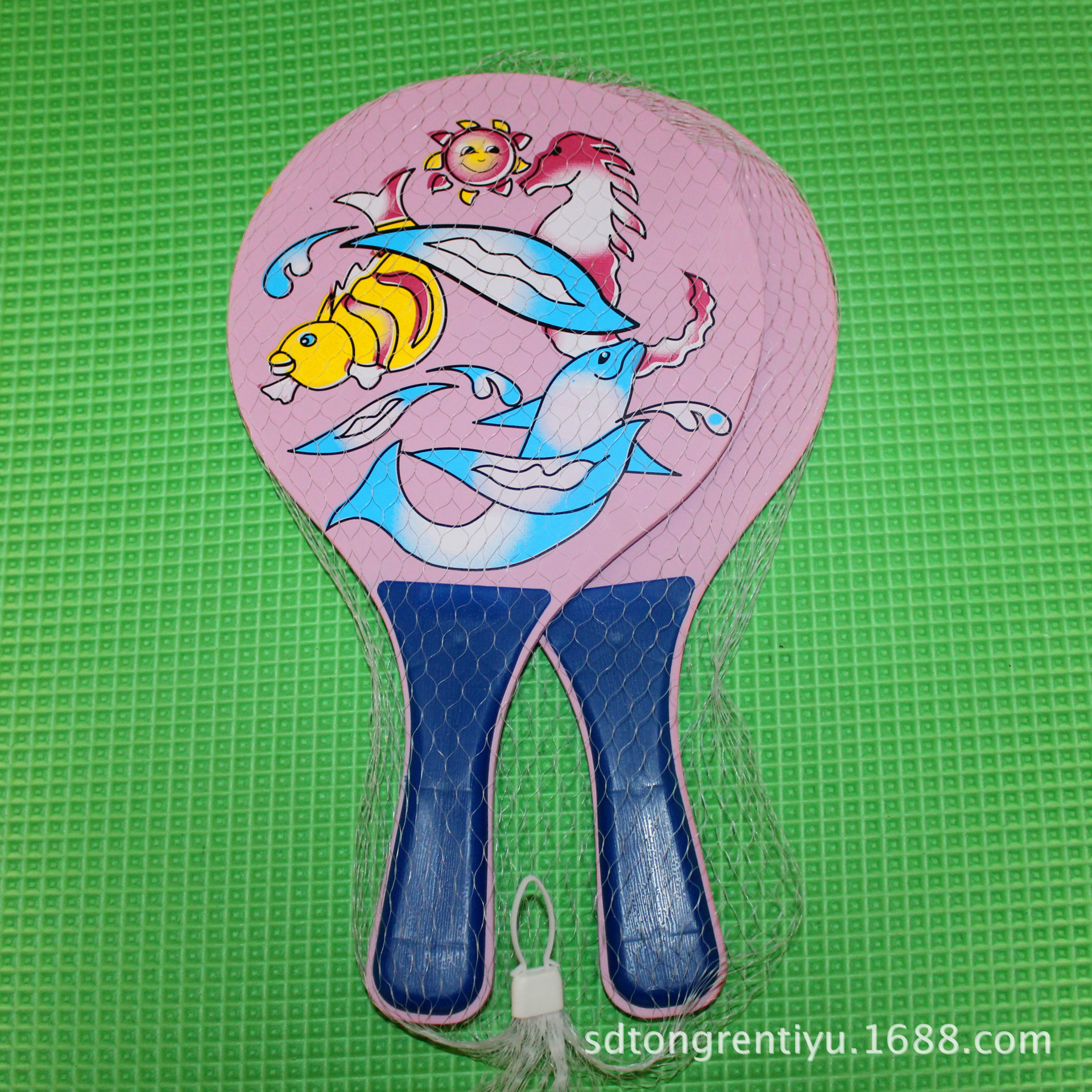 Authentic Battledore and Shuttlecock Cartoon Board Badminton Racket Battledore and Shuttlecock High-Elastic Racket without Ball Sporting Goods Wholesale