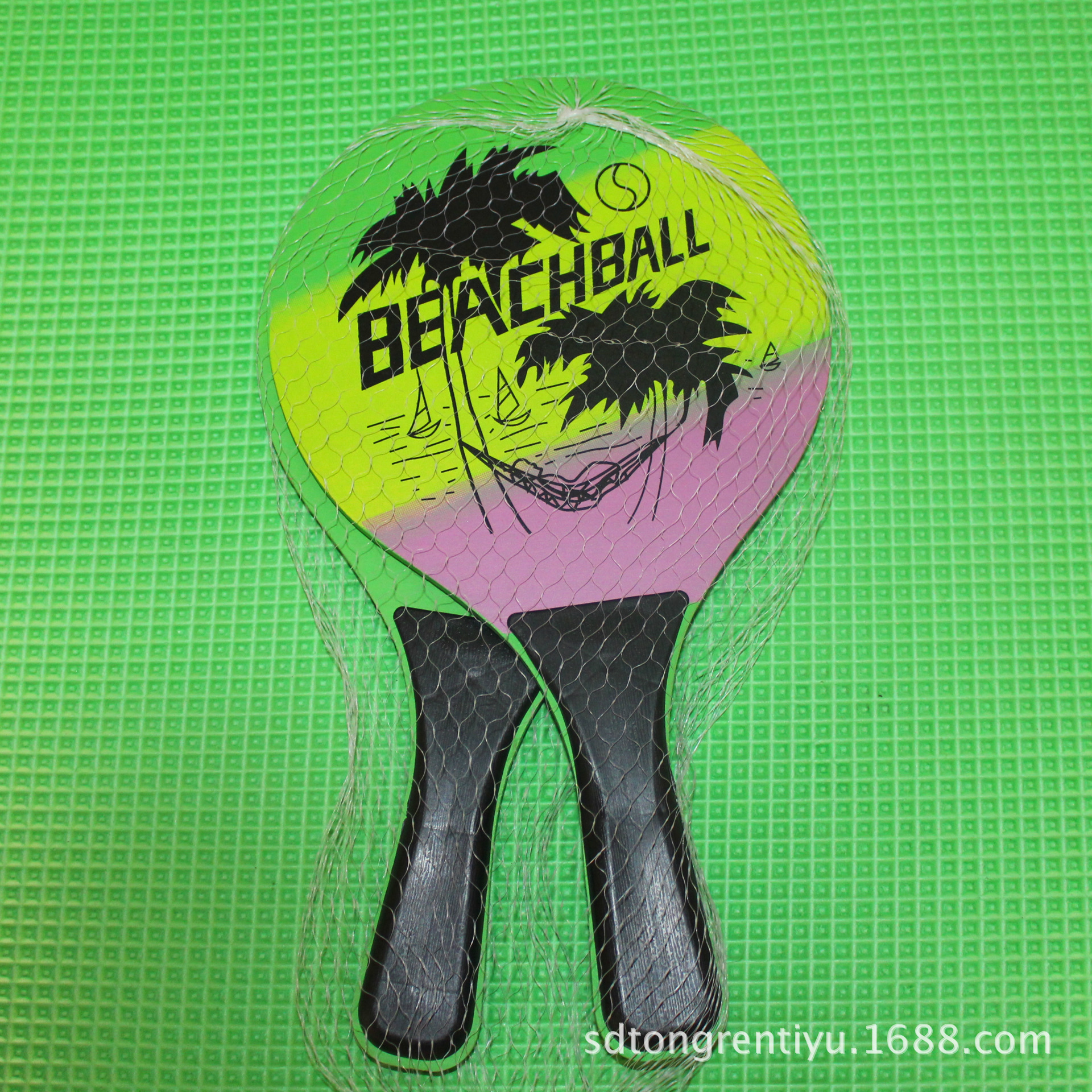 Authentic Battledore and Shuttlecock Cartoon Board Badminton Racket Battledore and Shuttlecock High-Elastic Racket without Ball Sporting Goods Wholesale