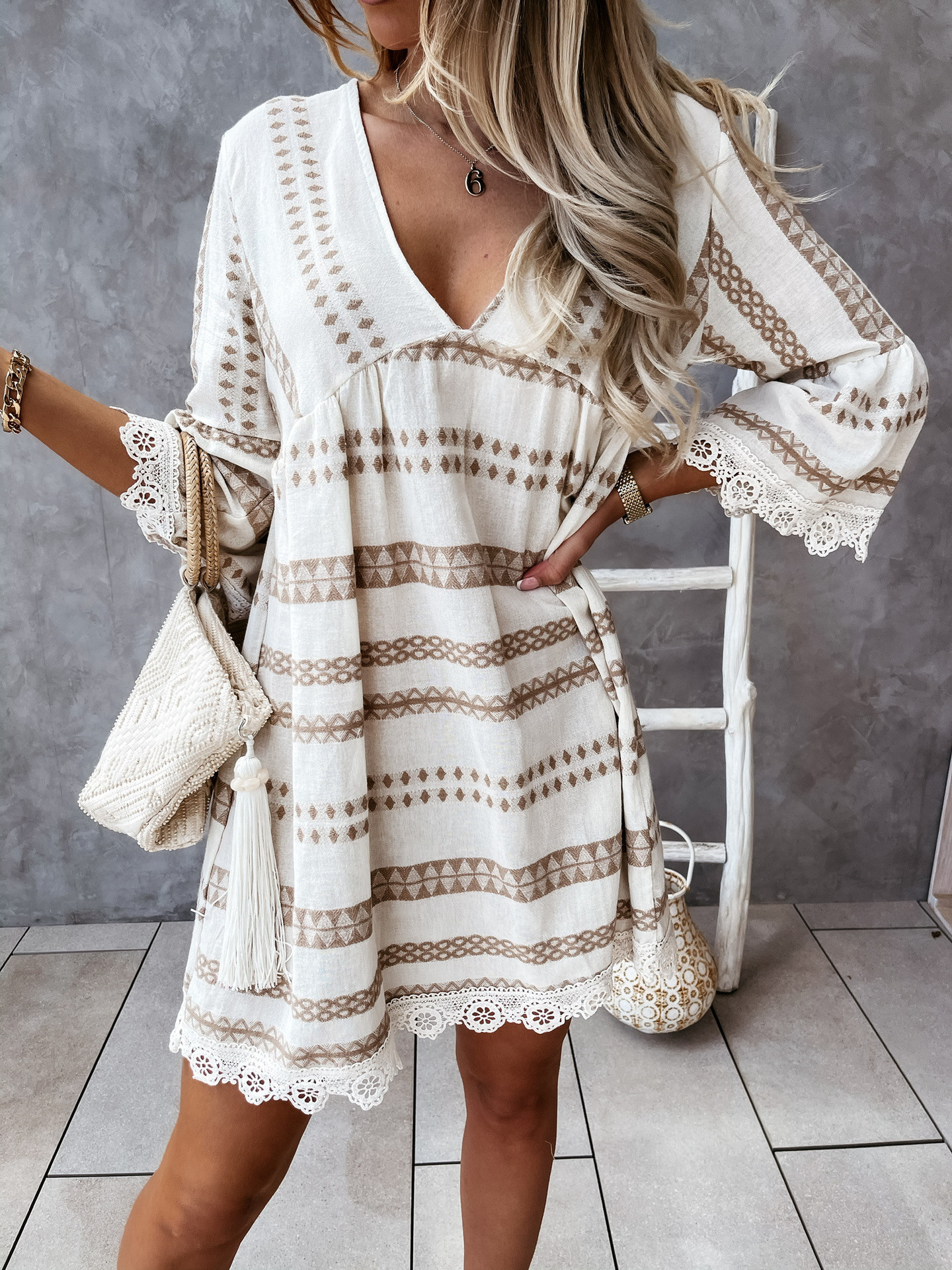 Independent Station Wish Amazon Hot 2021 Summer New Lace Cuff Dress Women's Clothing in Stock Independent Station Wish Amazon Hot 2021 Summer New Lace Cuff Dress Women's Clothing in Stock