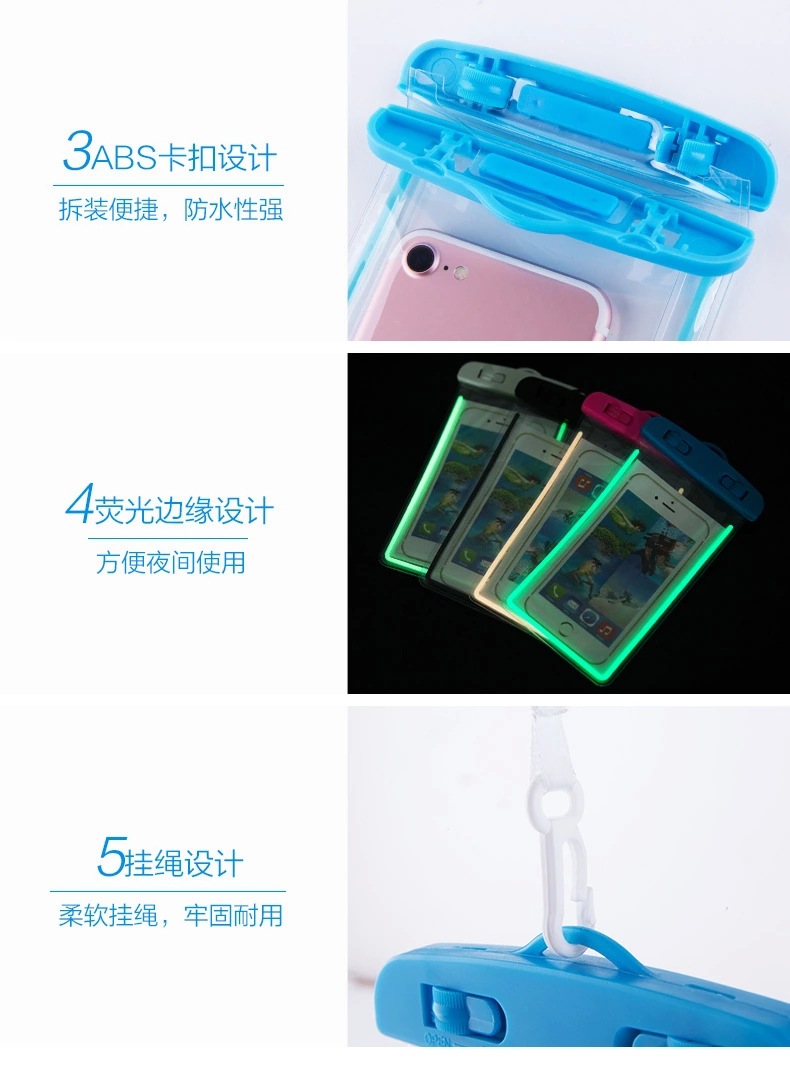 Mobile Phone Waterproof Bag PVC Mobile Phone Fluorescent Waterproof Bag HD Touch Screen Mobile Phone Luminous Waterproof Bag Mobile Phone Waterproof Bag PVC Mobile Phone Fluorescent Waterproof Bag HD Touch Screen Mobile Phone Luminous Waterproof Bag