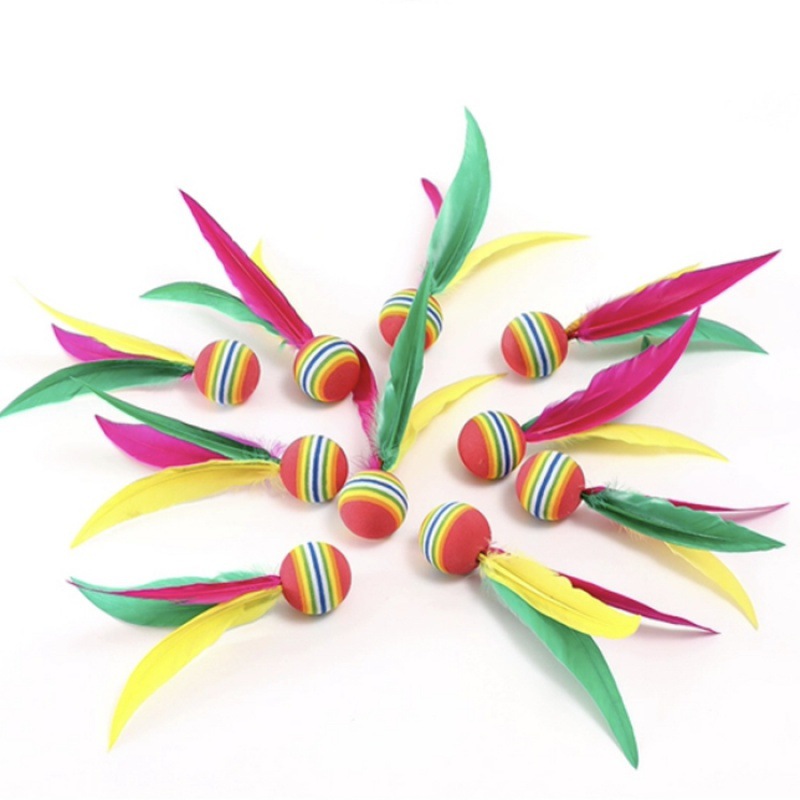 Cricket Shuttlecock Battledore and Shuttlecock High-Elastic Badminton Adult and Children Entertainment Sports Beef Tendon Ball Durable High-Elastic Free Shipping