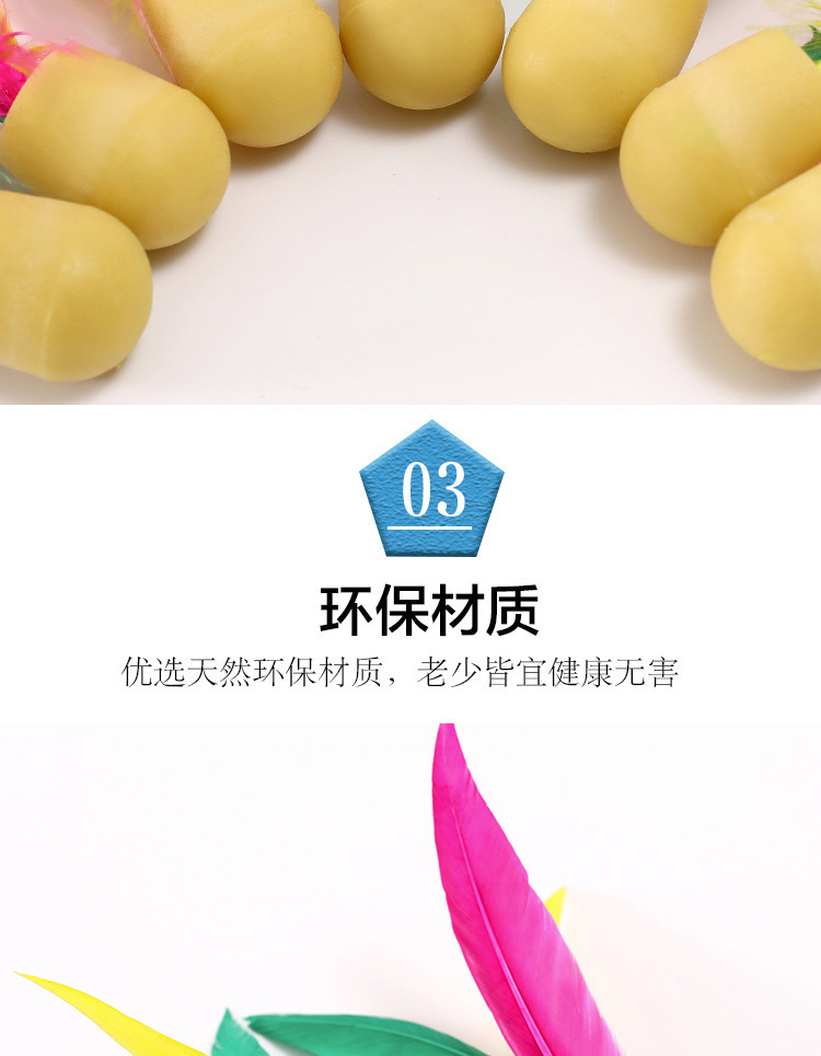 Cricket Shuttlecock Battledore and Shuttlecock High-Elastic Badminton Adult and Children Entertainment Sports Beef Tendon Ball Durable High-Elastic Free Shipping