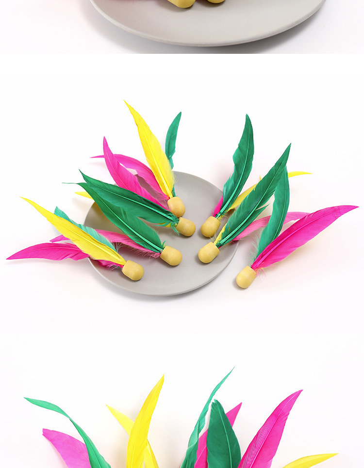 Cricket Shuttlecock Battledore and Shuttlecock High-Elastic Badminton Adult and Children Entertainment Sports Beef Tendon Ball Durable High-Elastic Free Shipping