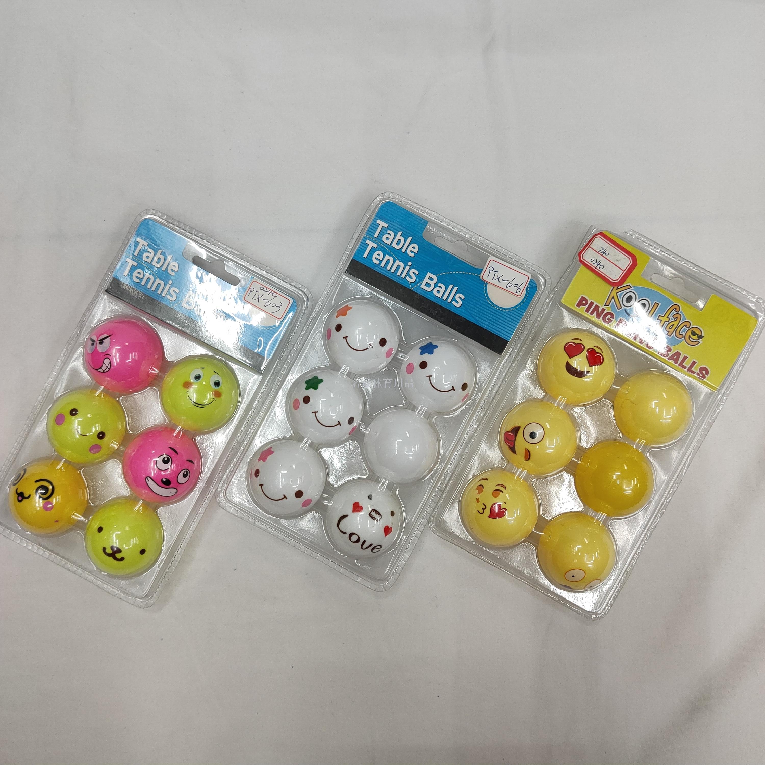Children cartoon table tennis expression training