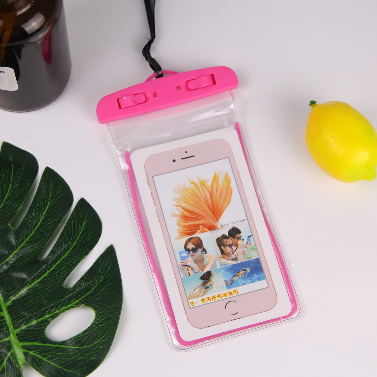 Luminous Outdoor Sports Waterproof Bag Beach Swimming Cellphone Waterproof Cover Luminous Waterproof Bag