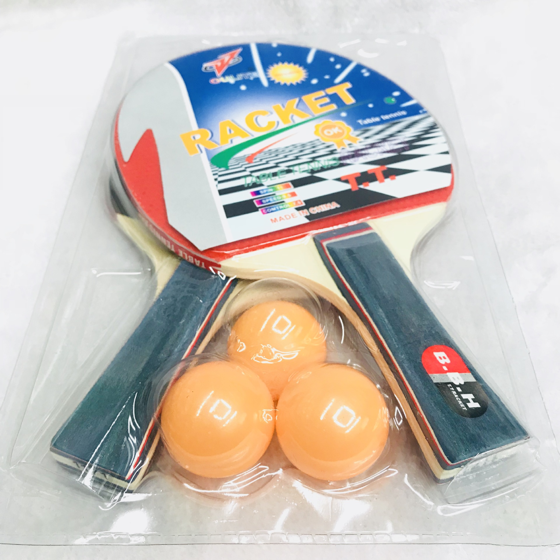 Manufacturer direct selling OULITE table tennis pats 1171 7 mm laminated color handle rubber sponge with two rows. Manufacturer direct selling OULITE table tennis pats 1171 7 mm laminated color handle rubber sponge with two rows.