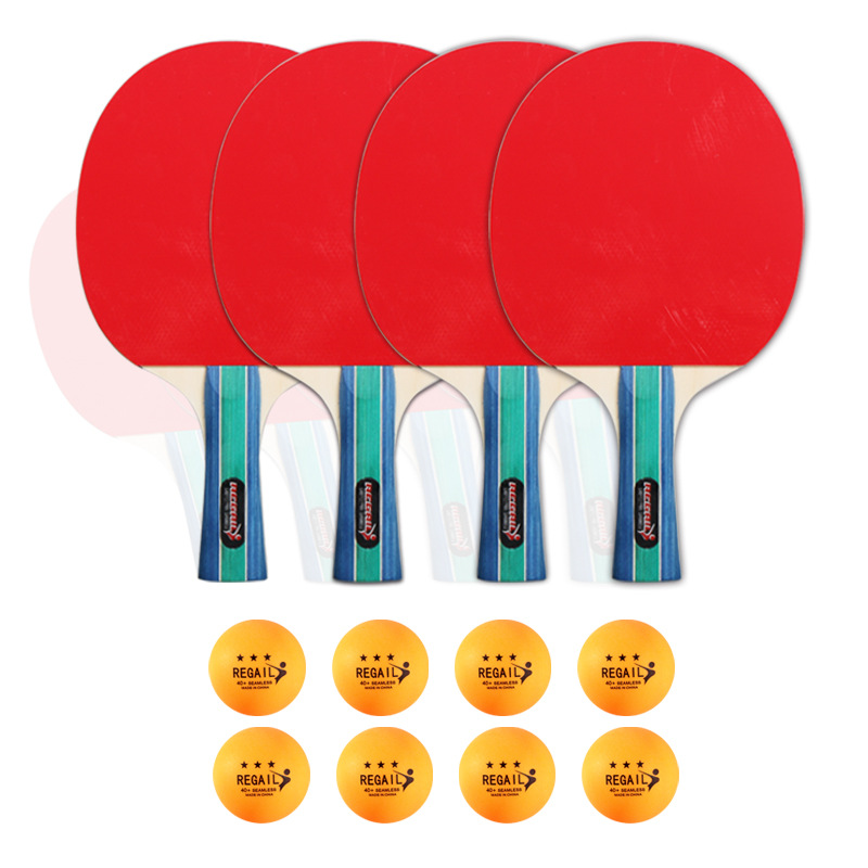 Regail table tennis racket, four-stroke eight-ball set, OEM customized, LDJ-200
