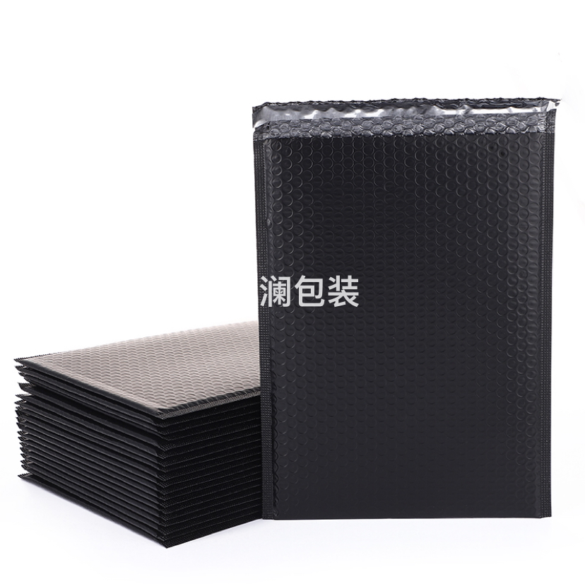 Black Extruded Poly Bubble Mailer Waterproof Bag Shockproof Bag
