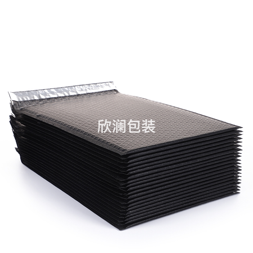 Black Extruded Poly Bubble Mailer Waterproof Bag Shockproof Bag
