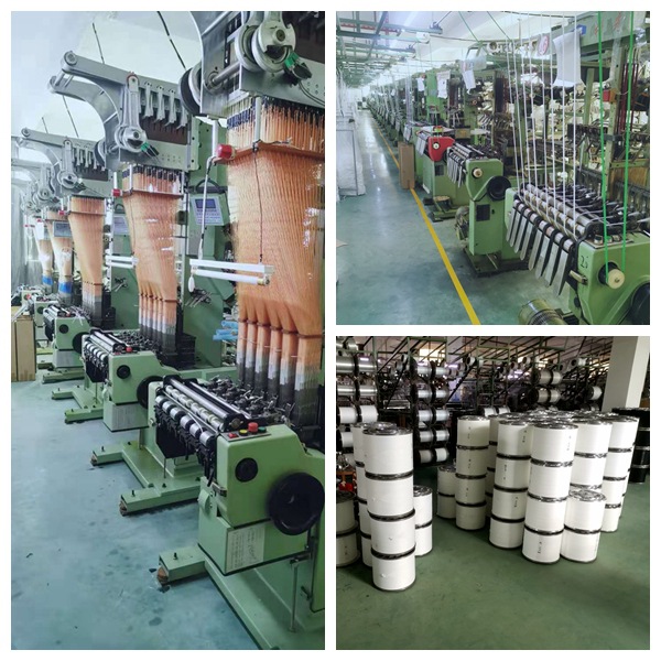 Ribbon Manufacturer 2cm Elastic Edge Taping Machine down Jacket Cuff Fold Trim Black and White Nylon Elastic Band