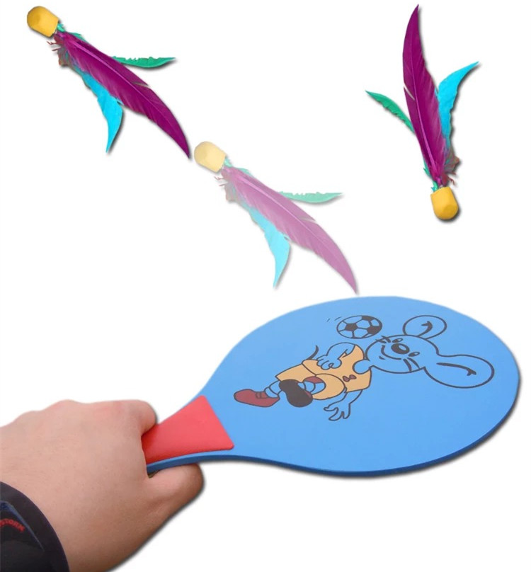 Factory Direct Sales Battledore and Shuttlecock Children Battledore and Shuttlecock Beach Rackets Wholesale Customization
