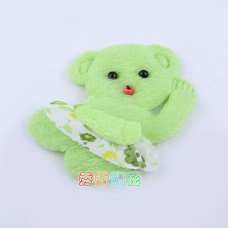 Cute Cartoon Bear Plush mobile phone accessories DIY cosmetic glove cuff fabric accessories Cute Cartoon Bear Plush mobile phone accessories DIY cosmetic glove cuff fabric accessories
