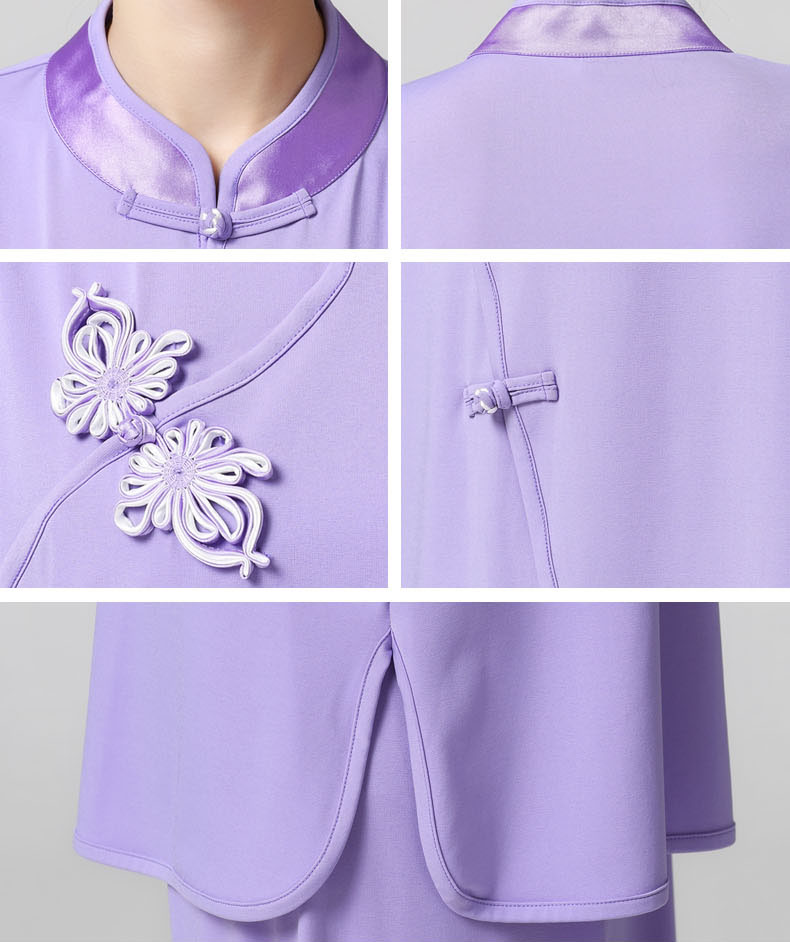 New spring-summer short sleeve long sleeve ladies cuff exercises in taiji clothes exercise clothing clothing