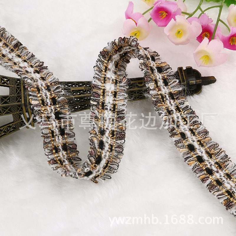 The Manufacturers sell exquisite ethnic clothing accessories, cotton computer jacquard Korean ribbon cuff decoration