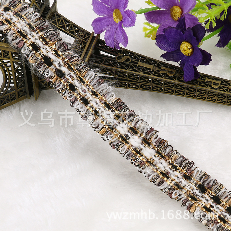 The Manufacturers sell exquisite ethnic clothing accessories, cotton computer jacquard Korean ribbon cuff decoration
