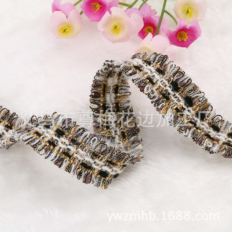The Manufacturers sell exquisite ethnic clothing accessories, cotton computer jacquard Korean ribbon cuff decoration