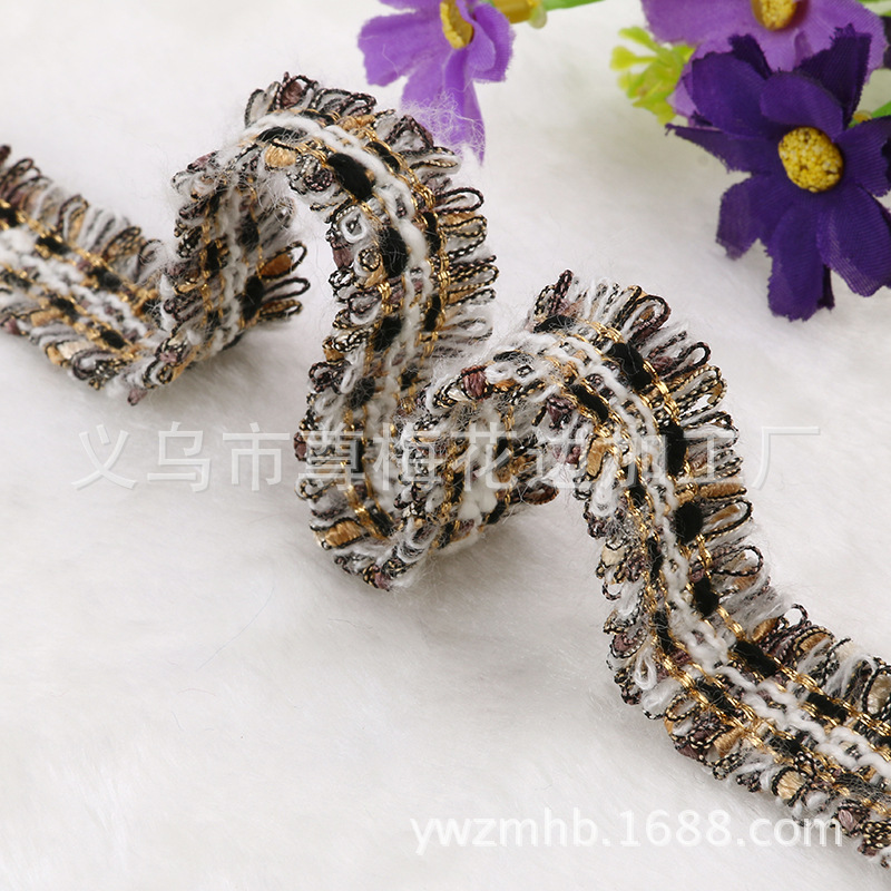 The Manufacturers sell exquisite ethnic clothing accessories, cotton computer jacquard Korean ribbon cuff decoration