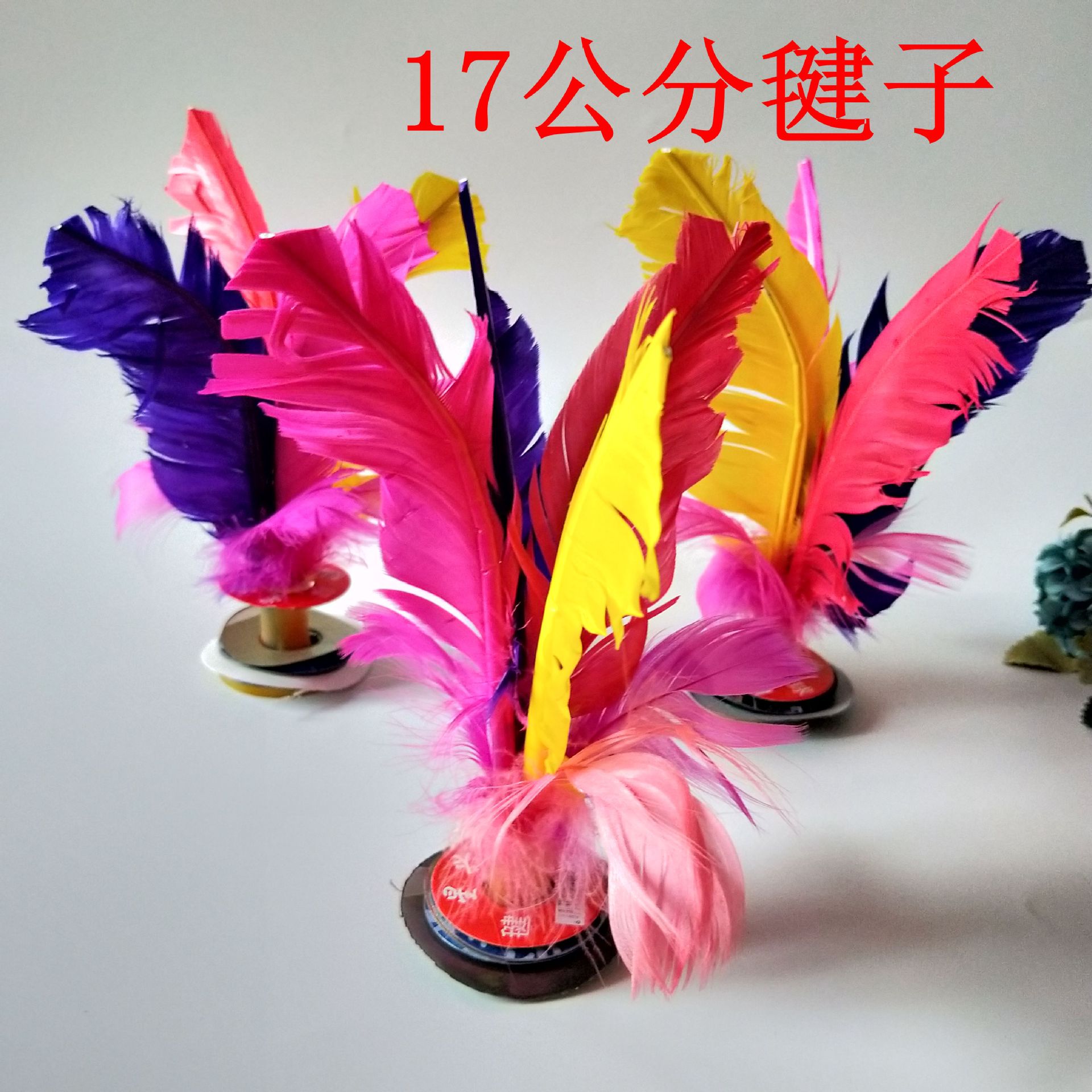 Shuttlecock Color Feather Shuttlecock Color Shuttlecock Traditional Toys Kick Shuttlecock 1 Yuan Special Batch
