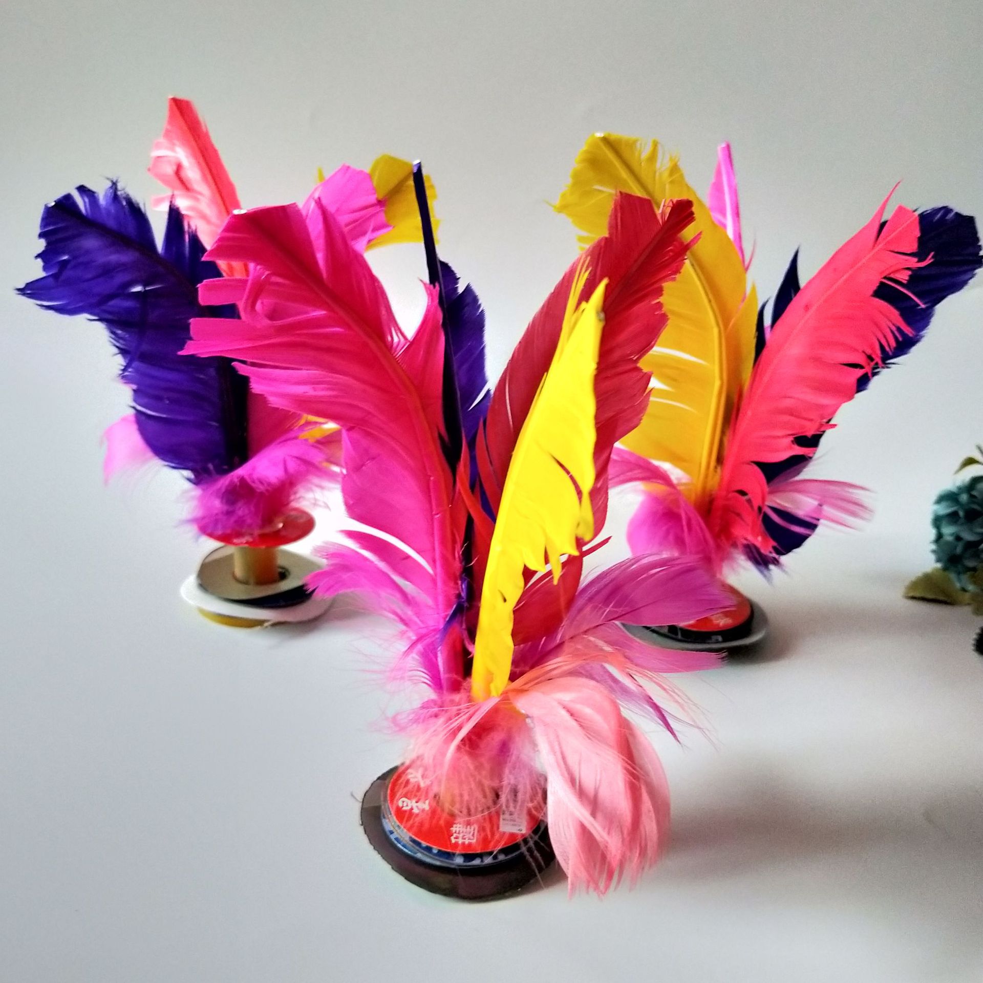 Shuttlecock Color Feather Shuttlecock Color Shuttlecock Traditional Toys Kick Shuttlecock 1 Yuan Special Batch