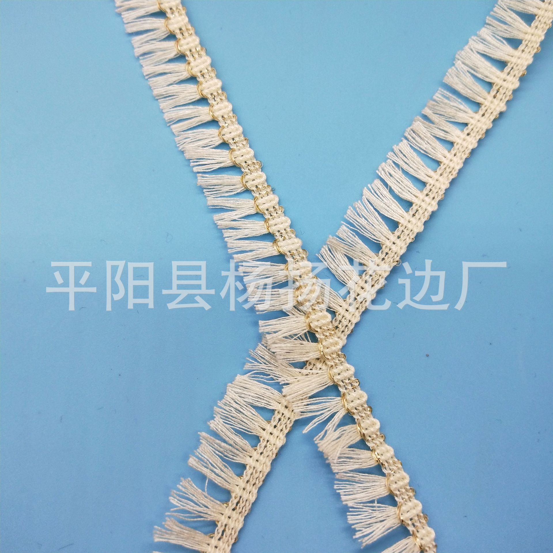 Spot wholesale polyester small row of fringed toothbrushes lace beard scarf clothing cuff accessories saliva towel DIY Spot wholesale polyester small row of fringed toothbrushes lace beard scarf clothing cuff accessories saliva towel DIY