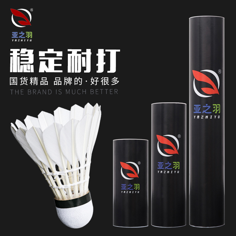 More than Specification 12 Pieces Stable Durable Not Broken Professional Competition Training Duck Feather Shuttlecock